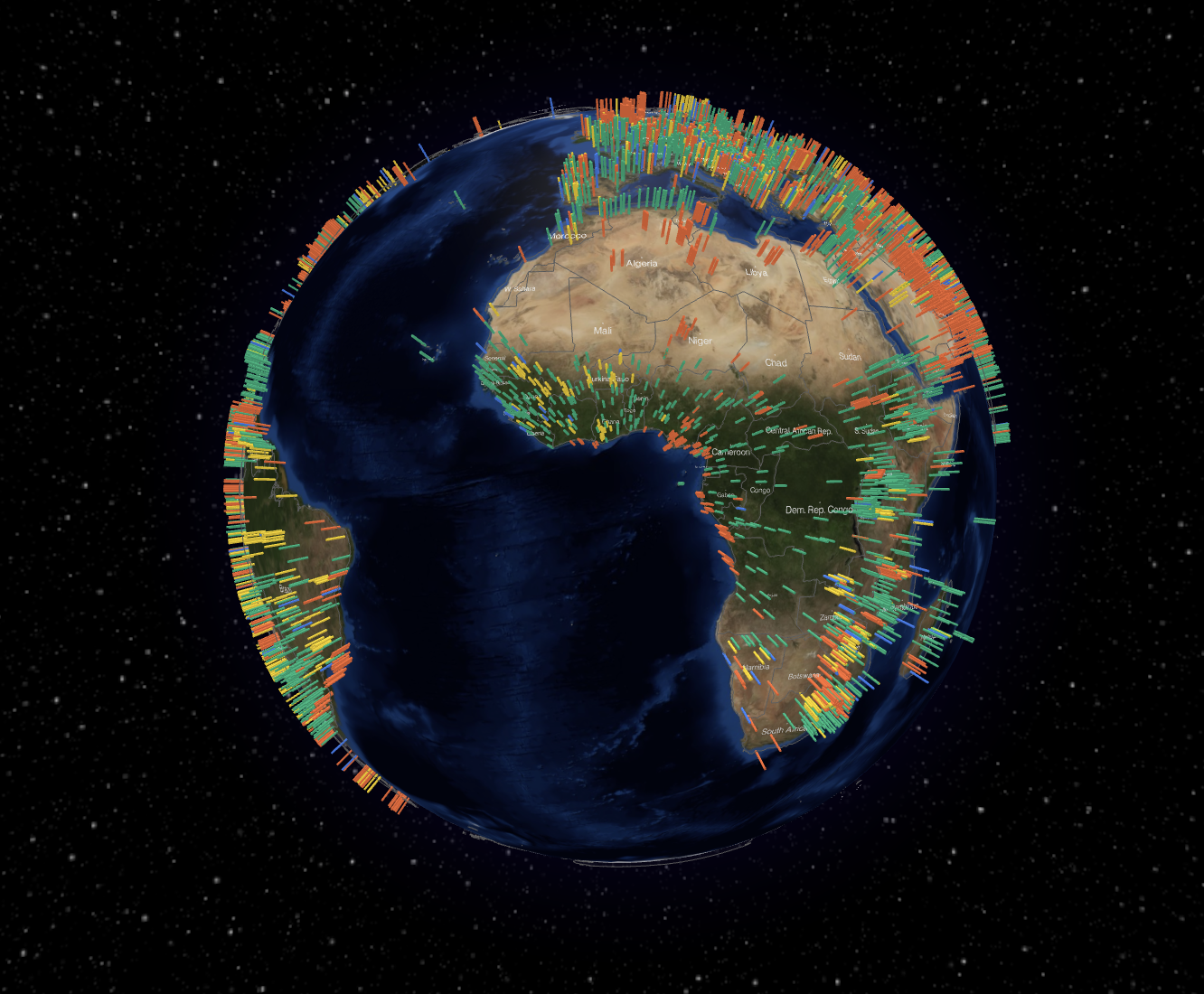 Global Commodities Map